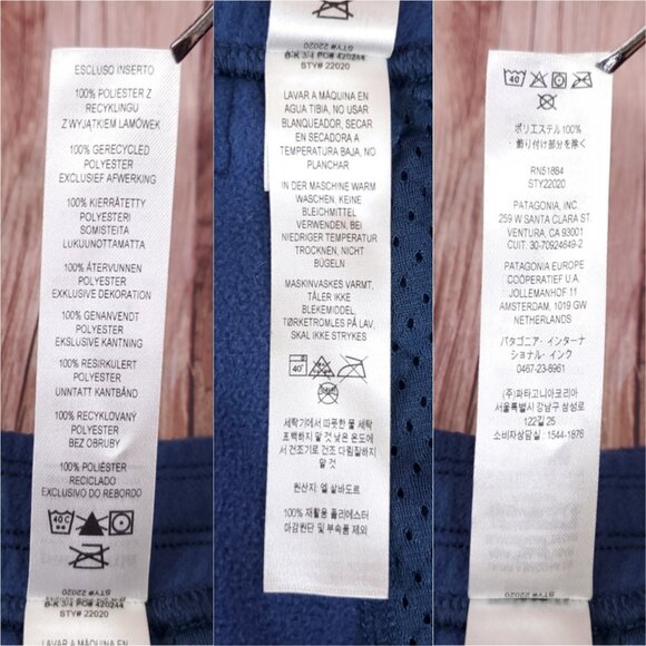 Patagonia Womens Size XS Micro D Joggers Pants Fleece Tide Blue 22020 - Picture 10 of 12